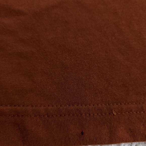 Vintage Brown Floral Embroidered Long Sleeve Crewneck Top sz XL - Picture 6 of 6